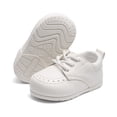 thumbnail image 5 of Zecgelong Infant Flat Sole Sneakers Lightweight Toddler Walking Shoes for 4 Infant, 5 of 6