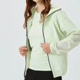 thumbnail image 5 of Men's Lightweight Waterproof Rain Jacket,Shell Hooded Outdoor Raincoat Hiking Windbreake Jacket with Zipper Pocket Size XS-3XL Green, 5 of 5