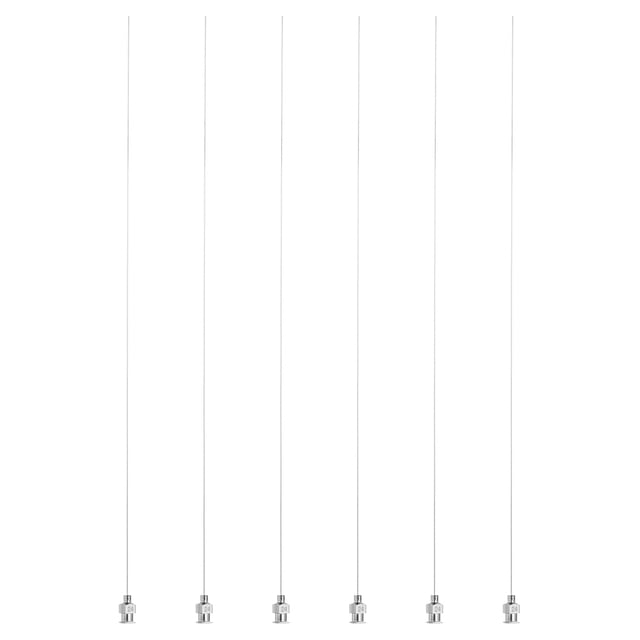 Uxcell 6 Pcs 24G 10 Inch Blunt Tip Dispensing Needle with Lure Lock for Refilling Liquid Inks Adhesives
