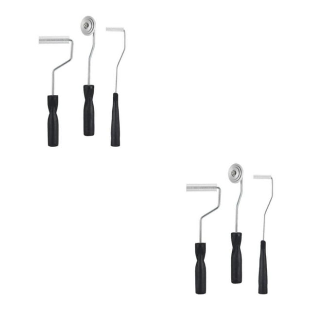 Guardoinrt Reliable 5pcs Fiberglass Roller Kit Bubble Paddle Tool Laminating Roller Kit Type 1 2Set