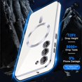 thumbnail image 2 of for Galaxy S22 Ultra Case,[Compatible with Magsafe],[10 FT Military Grade Drop Protection][Anti Yellowing] Slim Soft TPU Luxury Protective Phone Case for Galaxy S22 Ultra-White 11-sam s22u-08, 2 of 6