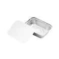 thumbnail image 2 of Pans Disposable Aluminum Foil Pan Containers Takeout Pans with Lids for Baking Storing Heating Cooking Grilling Food 20PCS/Pack 750ML, 2 of 7
