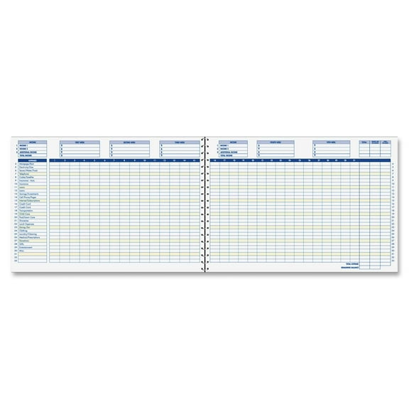 Adams Home/Office Budget Record Book
