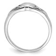 thumbnail image 2 of 925 Sterling Silver Celtic Ring Claddagh, 2 of 7