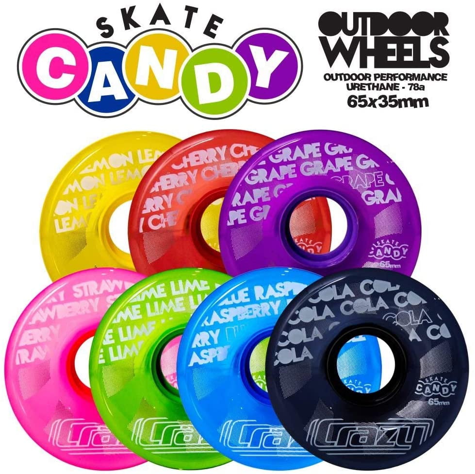 Outdoor Urethane 78a Wheels fo... Crazy Skates Wheel Candy Roller Skate Wheels