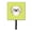 Lime Green, variant on Carolines Treasures Checkerboard Lime Green Pekingese Leash or Key Holder 7Hx4.25W multicolor