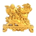 thumbnail image 1 of Maitreya Riendo Buda Estatua de la Estatua Decoración 8.3x7.7 cm Feng Shui Ornament Escultura para sala de estar multifuncional, 1 of 8