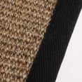 thumbnail image 4 of DOLITY Handmade Natural Fibers Border Seagrass Runner Sisal Rectangle Rug Anti- C Black Edge 75x120cm, 4 of 9