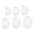 thumbnail image 2 of Uxcell 3 Inch Letter Number Stencils 3.2" Width Reusable Alphabet Numbers Symbol Templates Set Shadow, White 42 Pack, 2 of 6