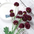 thumbnail image 6 of Efavormart 2 Bushes - 33" Burgundy Chrysanthemum Flower Stem, Artificial Silk Flower Spray - Perfect for Wedding, Anniversary, Birthday, Gathering, Bouquets, Celebrations, Centerpieces, 6 of 11