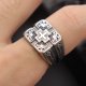 thumbnail image 1 of Anillo cruzado de escudo de caballero Retro a la moda, anillo encantador para hombre, nueva moda, amuleto cruzado, joyería, accesorios Punk de Hip Hop, regalo de fiesta, 1 of 2