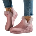 thumbnail image 4 of Wowcloth Women's Snow Boots – Plush Fleece Lining, Thick Platform Sole with Enclosed Heel & Plus Size Fit for Fashionable Autumn Winter Outdoor Wear, 4 of 9