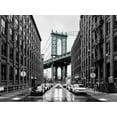 thumbnail image 2 of BRAUN Studio 24x19 Black Ornate Wood Framed with Double Matting Museum Art Print Titled - Brooklyn Bridge, 2 of 4