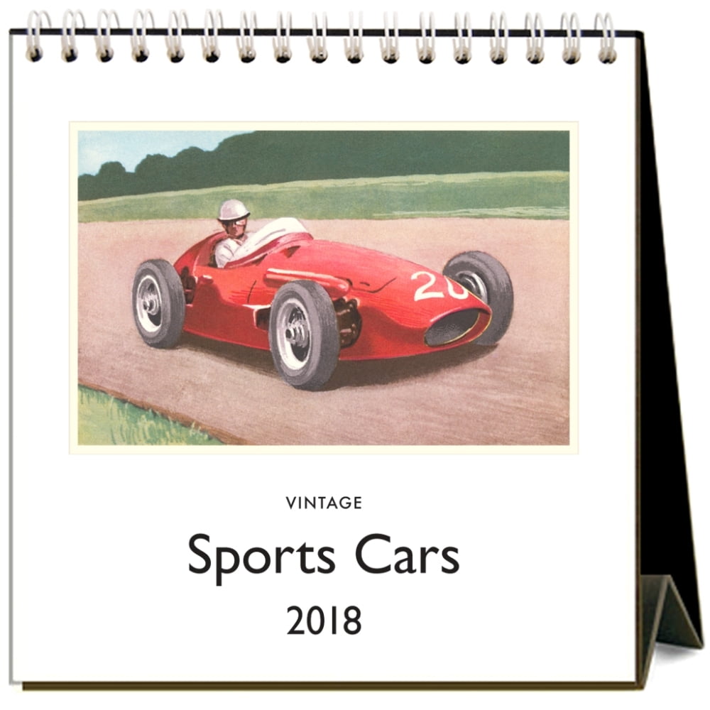 Sports Cars Easel Calendar 2018 Car By Found Image Press Departments