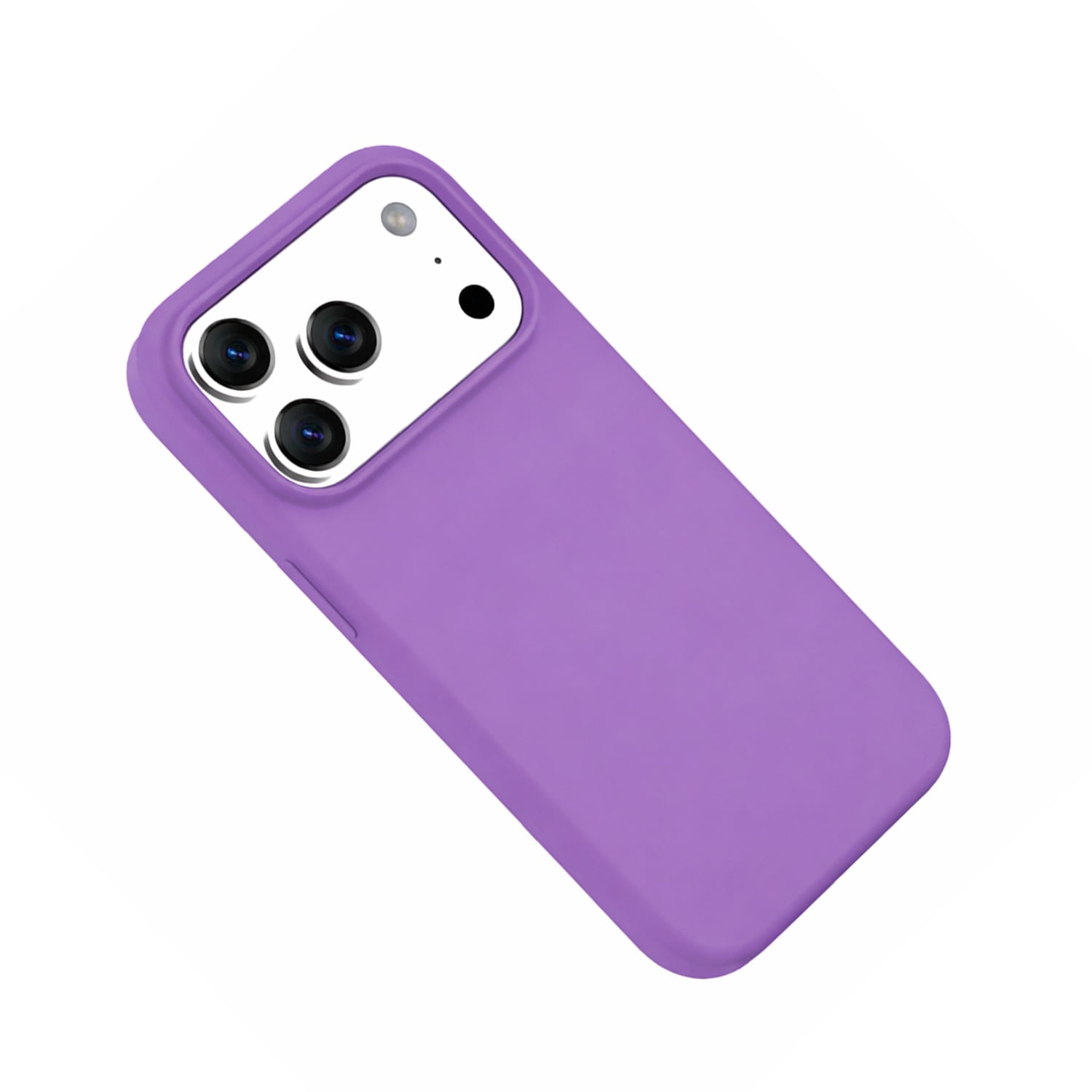 Magnetic Silicone Case for iPhone 17 Pro - Purple