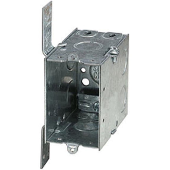 Steel City CXWV Gangable Switch Box, Steel, 3" x 2" x 3-1/2"