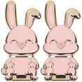thumbnail image 1 of 2 soportes para teléfono con diseño de conejo, plegables, de escritorio, 1 of 5