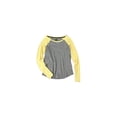 thumbnail image 1 of Aeropostale Womens Raglan LS Basic T-Shirt, Grey, Juniors, X-Small, 1 of 1