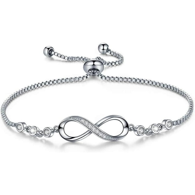 Pulseras Mujer con Dije de Infinito, Joyería elegante Mujer, Regalo de Navidad, Día de San Valentín, Cumpleaños, Día de la Madre, Regalos para Ella, Novia, Esposa, Mamá