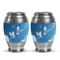 SUBSH Dove Urn - Mini Urns for Ashes - Urn for Ashes Adult Male - Memorial Urn - Cremation Urn Human Ashes - (3 inch Pack of 2)