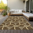 thumbnail image 6 of Addison Rugs Chantille Indoor/Outdoor Transitional Geometric Brown Washable Rectangle Rug, 10' x 14', 6 of 6