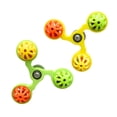 thumbnail image 1 of Hioecau 2Pcs Parrot Spinner Rattle Toys Interactive Rattle Ball Wheel Parakeet Toy Bird Cage Toys for Budgies Conures Cockatiels Enrichment Chewing Exercise, 1 of 7