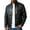 Black, variant on WIZUTIZ Men's Leather Jacket Solid Color Motorcycle Vintage Zipper Pocket Long Sleeve Hoodless PU Coat for Winter Casual Daily Outdoor Mens Fashion
