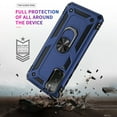 thumbnail image 7 of Samsung Galaxy S20 FE Case with 360 Rotating Ring Holder, Dteck Hybrid Rugged Shockproof Case Compatible Magnetic Car Mount Ring Grip Kickstand Cover for Samsung Galaxy S20 Fan Edition 5G, Blue, 7 of 7