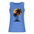 thumbnail image 4 of Titcea Tank Tops Men Palm Tree Printed Round Neck Sleeveless Workout Shirts Hawaiian Beach Holiday T Shirts Summer Casual Tank Top, 4 of 5