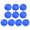 Blue, variant on 10 Pack PU Foams Golf Practice Realistic Feel Flight Training for Indoor Outdoor Backyard, Golf Colored