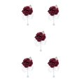 thumbnail image 1 of Bewildely Elegantes broches de boda, además de atuendo formal, ramillete de poliéster duradero y duradero Winered Type2 NO2, 1 of 6