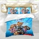 thumbnail image 5 of Cachorros Dog Pals Conjunto de sábanas temático, trío de piezas, cómodo y amigable con la piel, diseño único, regalo de decoración para el hogar para familiares, amigos y fans, 90 cm * 190 cm, 5 of 6
