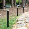 thumbnail image 5 of Gama Sonic Vantage Bollard Solar Pathway Light, 200 Lumens Warm White 2700K LED, Waterproof Outdoor Landscape Lights, 5 of 10