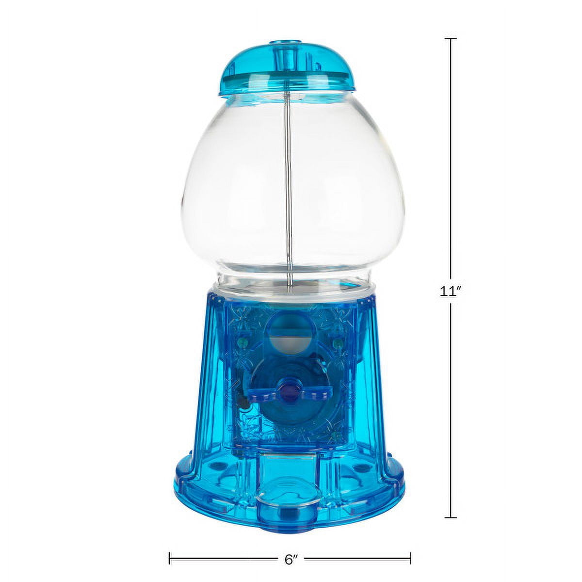 Translucent 11in Gumball Machine Coin Bank by Great Northern Popcorn, Blue