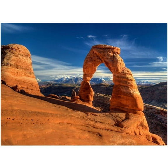 Trademark Fine Art "Delicate Arch" Canvas Art by Pierre Leclerc
