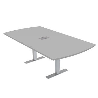 6 Person Arc Rectangle Meeting Room Table 7Ft Data And Electric Module