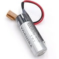 thumbnail image 4 of (Pack of 2) ER6V/3.6V 2400mAh PLC Battery Lithium Battery with Plug for Mitsubishi M64 System, 4 of 5