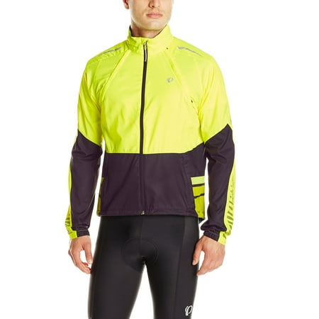 - Pearl Izumi Men's Elite Barrier Convertible Jacket, Small, Screaming Yellow/Black