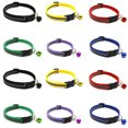 thumbnail image 1 of Collares mejorados para cachorros, collares de identificación para cachorros, suministros para el parto, nailon suave, separables, de colores, 1 of 5