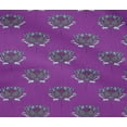 thumbnail image 4 of oneOone Cotton Flex Fabric Lotus Block Printed Fabric 1 Yard 40 Inch Wide, 4 of 4