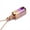 Necklace 45cm Long, variant on Women's 18K Rose Gold Plated Ametrine Necklace