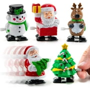 PREXTEX Christmas Stocking Stuffers| Santas and Snowmen- Christmas Toys | 2 Santas, 1 Snowman, and 1 Reindeer.