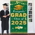 thumbnail image 7 of ZLBDYG Congrats Grad Class of 2025 Sign Banner Door Cover, Graduation Party Decorations, Large Front Door Porch Sign Backdrop for Wall Indoor Outdoor Photo Booth Props Party Supplies, 7 of 7