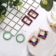 thumbnail image 3 of Earrings Silicone Mold Geometric DIY Jewelry Resin Mold Necklace Epoxy Mold, 3 of 8