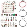 thumbnail image 1 of Set de 24 cajas sorpresa de Adviento con calendario de cuenta regresiva de plata, pulsera creativa, adorno, regalo de Navidad, 1 of 5