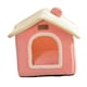 thumbnail image 4 of Cama interior semicerrada para gatos, nido para perros y gatos, caseta relajante, casa lavable para gatos, tienda de campaña, cueva para perros pequeñ Rosa, 4 of 9