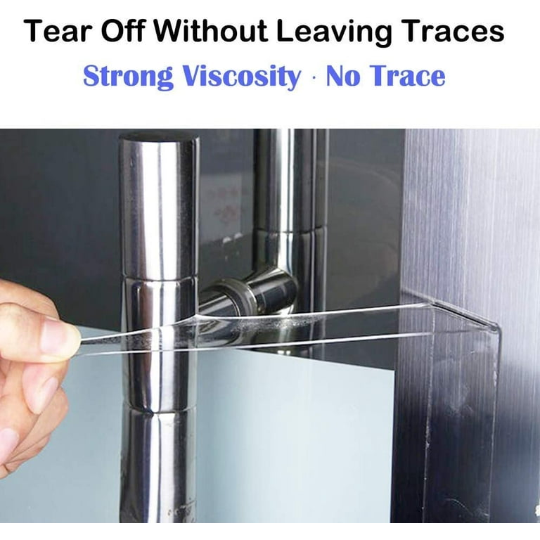 Nano High Viscosity Transparent Double Sided Tape Without Trace For Hook  Hanging, Waterproof