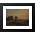 thumbnail image 2 of Frederik Rohde 14x12 Black Modern Framed Museum Art Print Titled - View of the District Near Segeberg, Germany (1839), 2 of 5