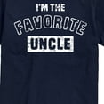 thumbnail image 3 of Instant Message - I'm The Favorite Uncle - Men's Short Sleeve Graphic T-Shirt, 3 of 6