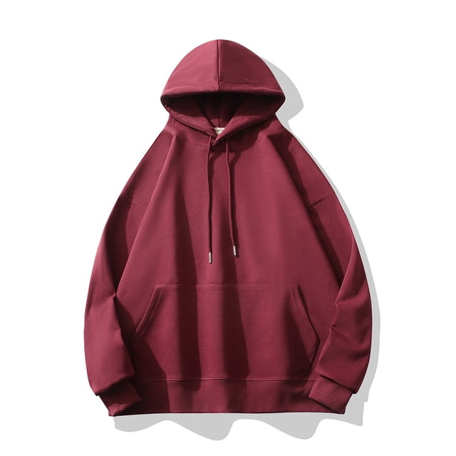 AherBiu Plus Size Mens Hoodie Loose Fitted Drawstring Sweatshirts with Pockets Fall Athletic Jogging Gym Workout Pullover